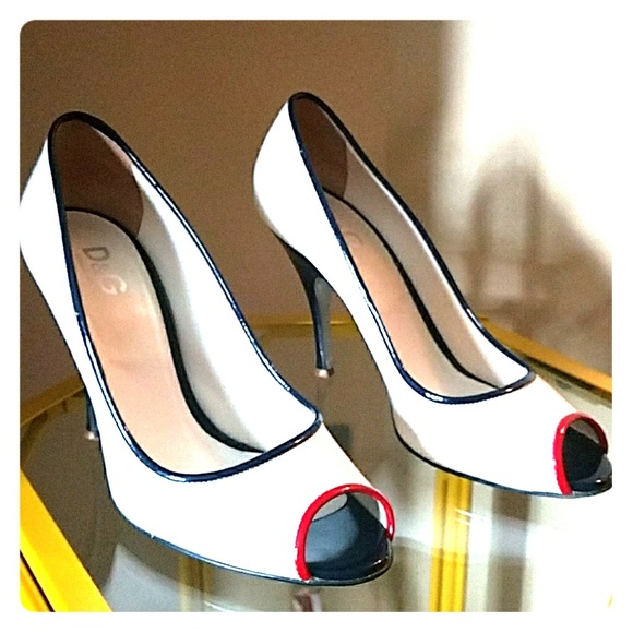 D&G Shoes - Dolce & Gabbana Peep Toe Heels